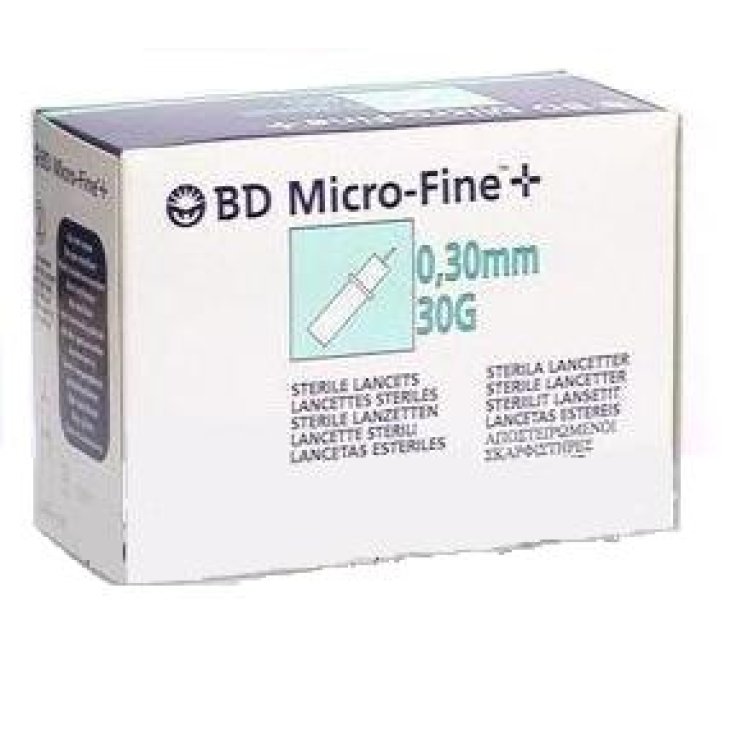 LANCETTE PUNGIDITO BD MICROFINE+ PER OPTIMUS GAUGE 33 25 PEZZI