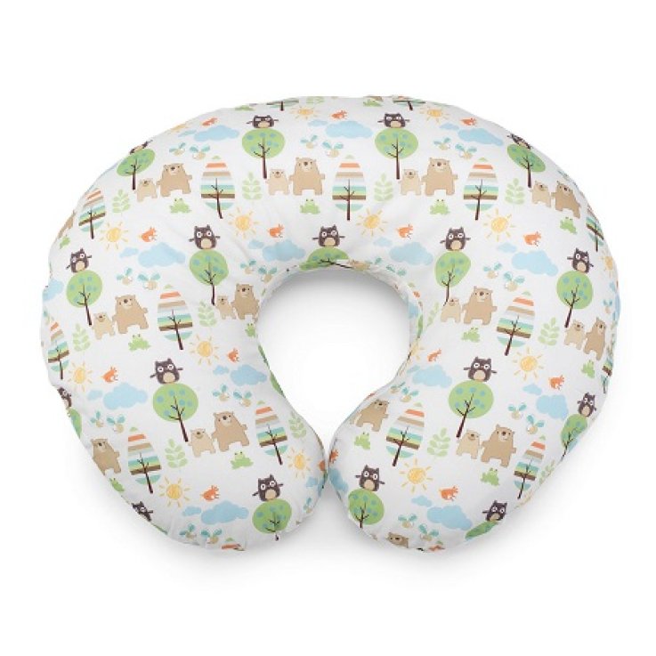CHICCO BOPPY PILLOW COTTON SLIPCOVER HONEYBEAR