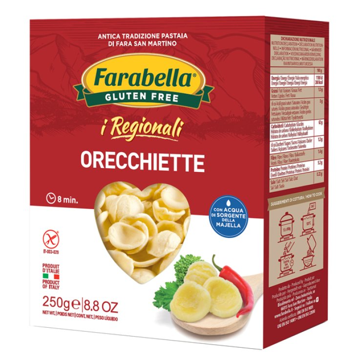 FARABELLA ORECCHIETTE I REGIONALI PASTA FRESCA STABILIZZATA250 G