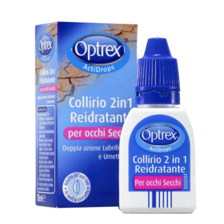 GOCCE OCULARI OPTREX ACTIDROPS 2IN1 REIDRATANTE OCCHI STANCHI 1 PEZZO