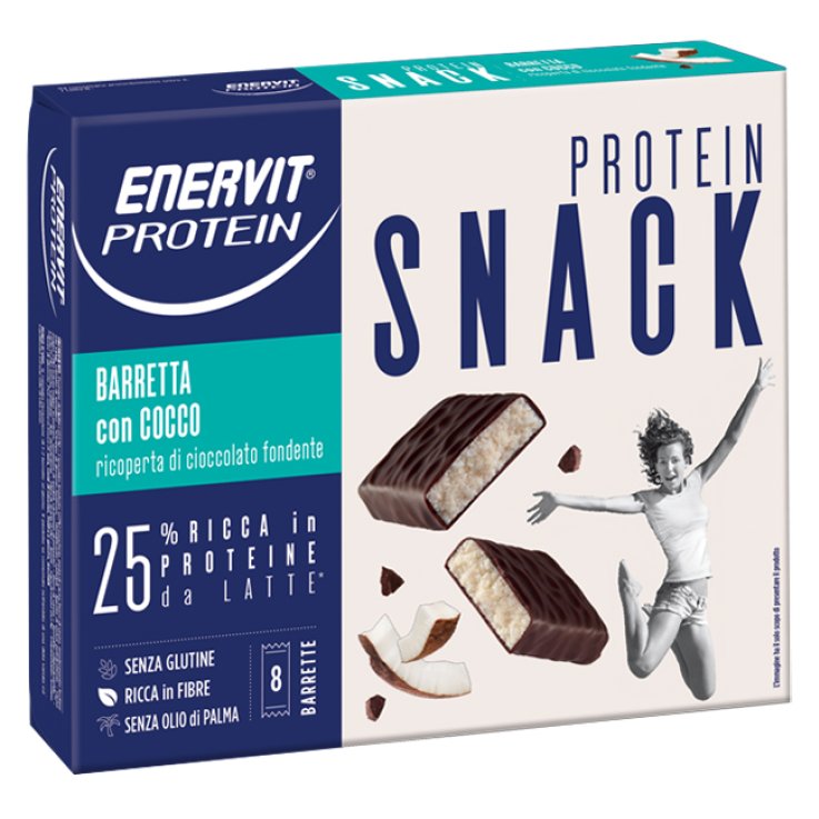 ENERVIT PROTEIN SNACK COCC8BAR
