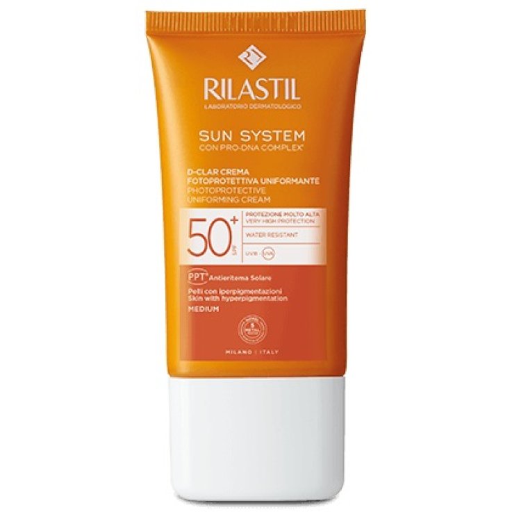 RILASTIL SUN SYSTEM D-CLAR SPF 50+ CREMA MEDIUMIUM