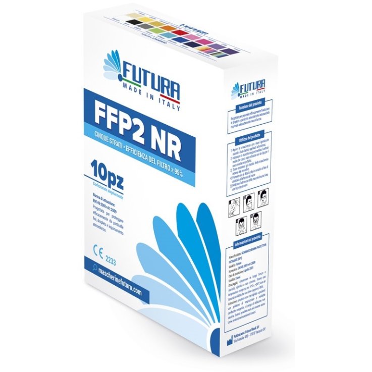 FUTURA FFP2 NR SEMIMASCHERINA SMAL BLUETTE 10 PEZZI