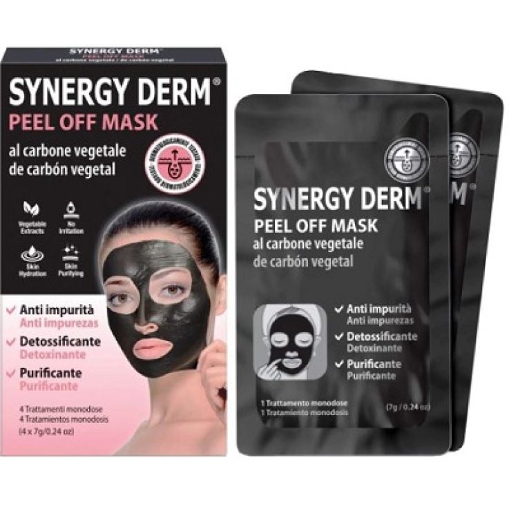 SYNERGY DERM PEEL OFF MASK 4 TRATTAMENTI MONODOSE 7 G
