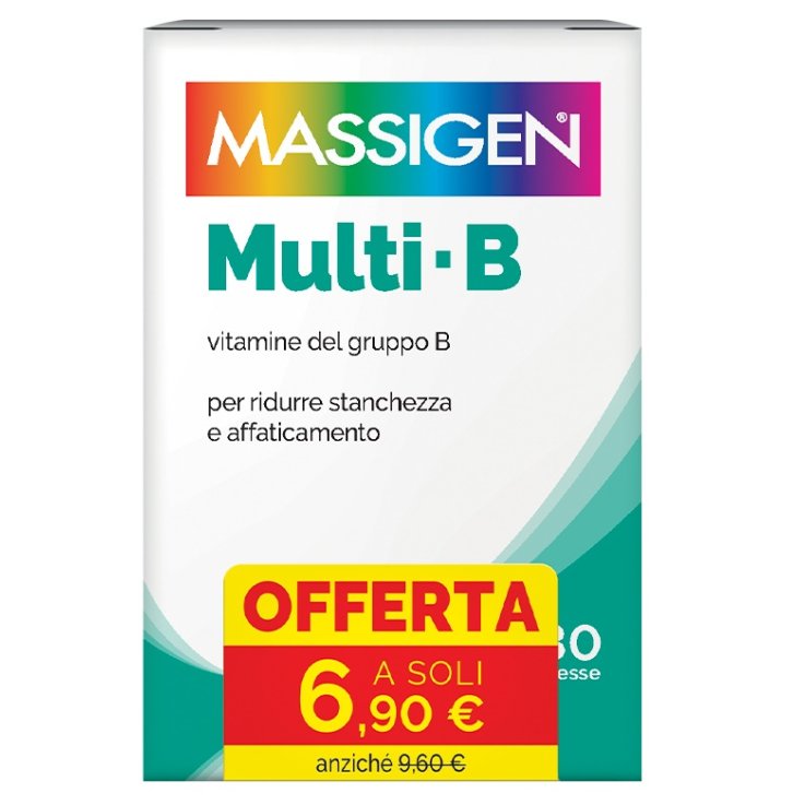 MASSIGEN MULTI-B 30 COMPRESSE RIVESTITE DA 364 MG 6,90 E