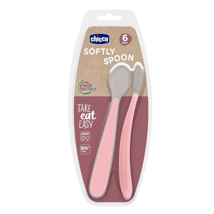 CH CUCCHIAIO SIL DOPP ROSA 6M